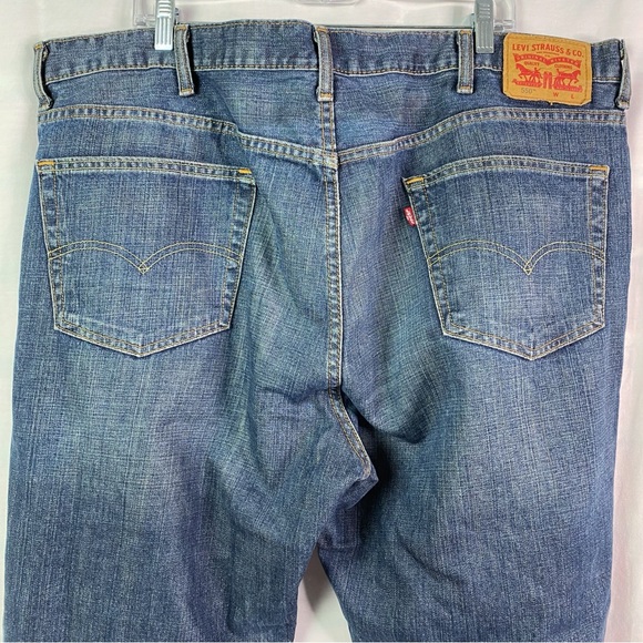 Levi’s 550 Relaxed Fit Straight Leg Blue Jeans 44 x 29 - Picture 5 of 6